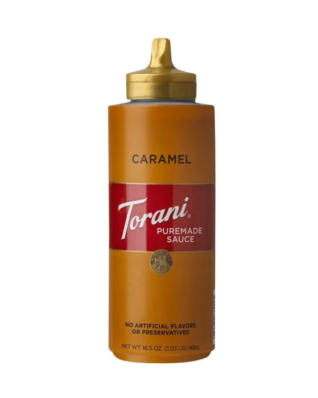Salsa de caramelo Torani 488 ml