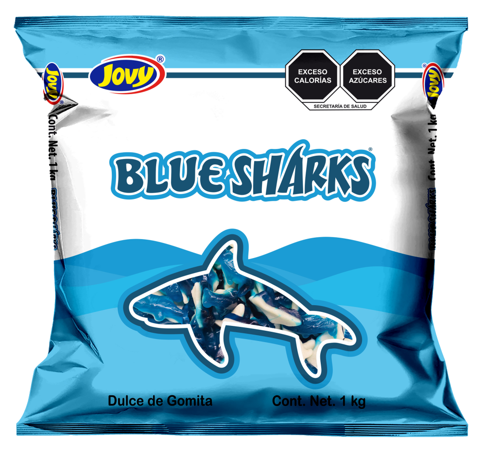 GOMITAS BLUE SHARKS